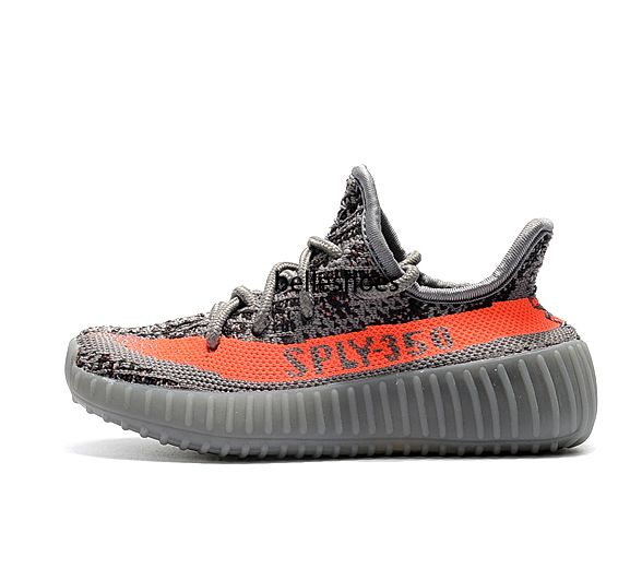 Well SPLY Sneakers V2 New Kanye West Sneakers V2 SPLY Running Shoes Grey  Orange Stripes Zebra Bred Black Red From Belleshoes, $68.4 | DHgate.Com