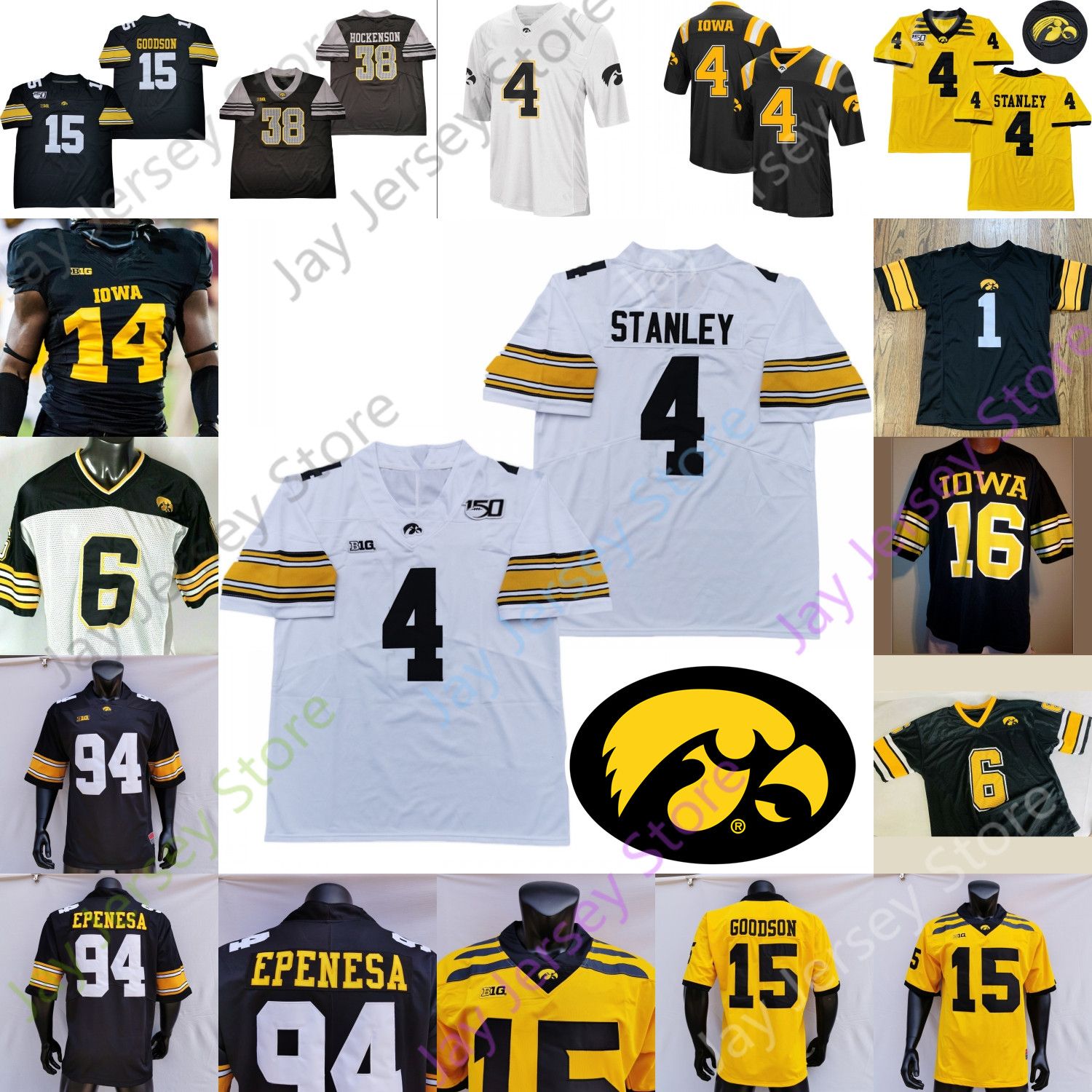 custom iowa football jersey