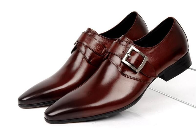 zapatos de vestir hombre burdeos