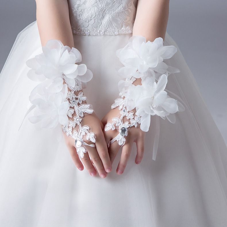 childrens lace gloves
