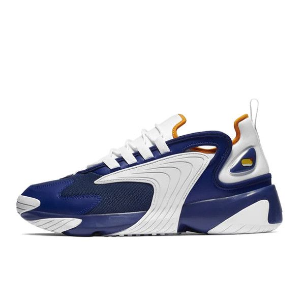 Купить Оптом Новейшие Nike Zoom 2K Мужские Спортивные Кроссовки Белый  Черный Синий ZM 2000 90 Х Годов Стиль Тренер Дизайнер Уличные Кроссовки M2K  Удобные Причинные Туфли Отyz003500store В Категории , 11 319