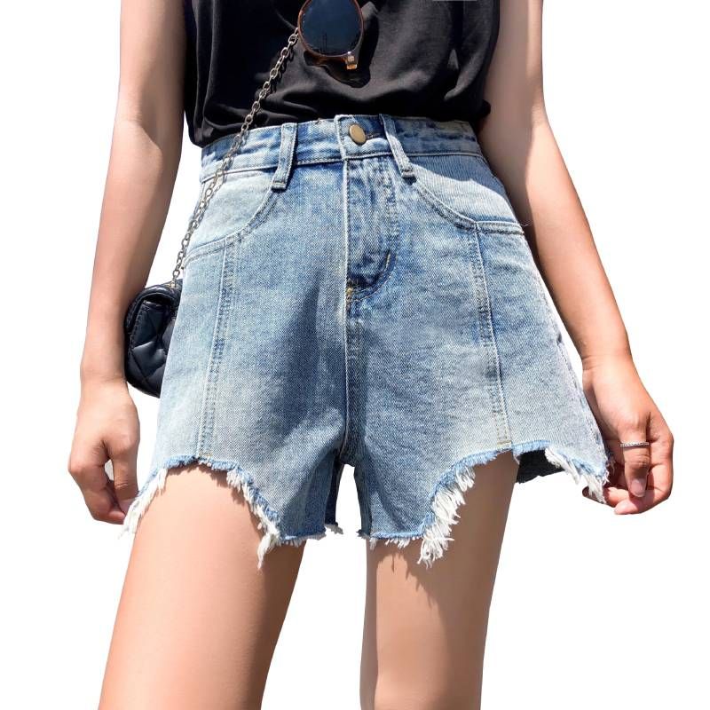 womens high waisted ripped denim shorts