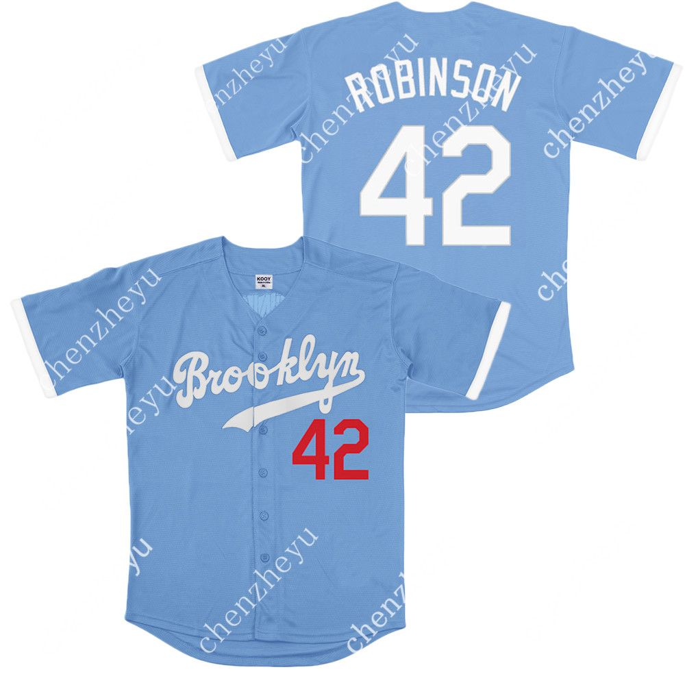 jackie robinson light blue jersey