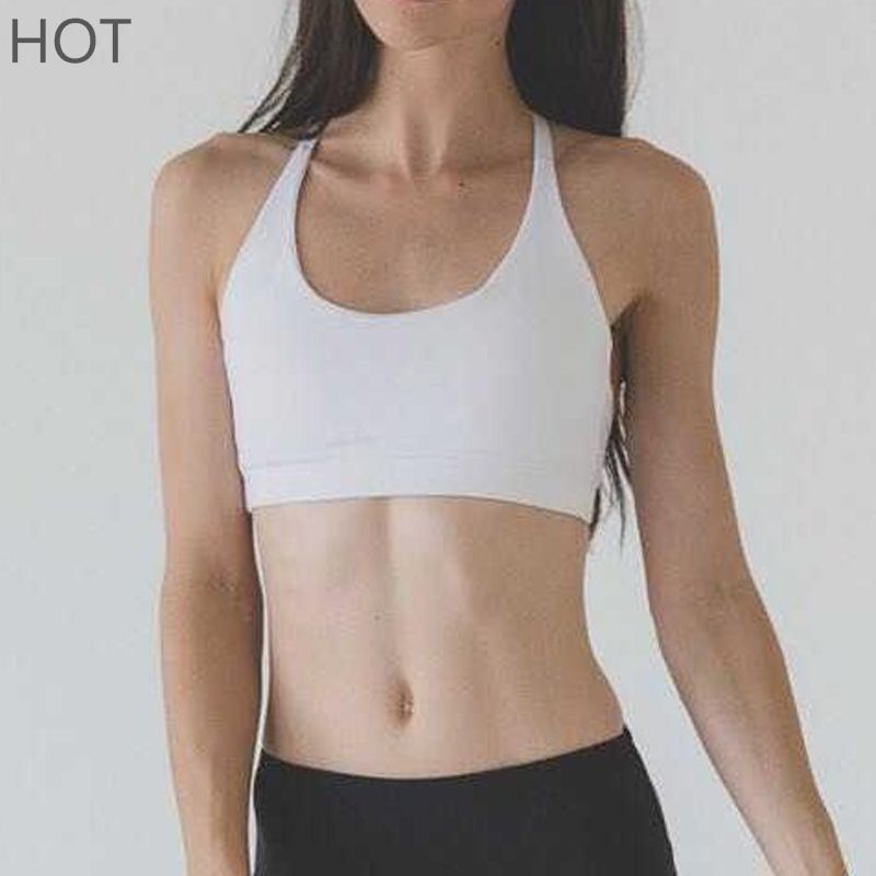 sujetador deportivo blanco