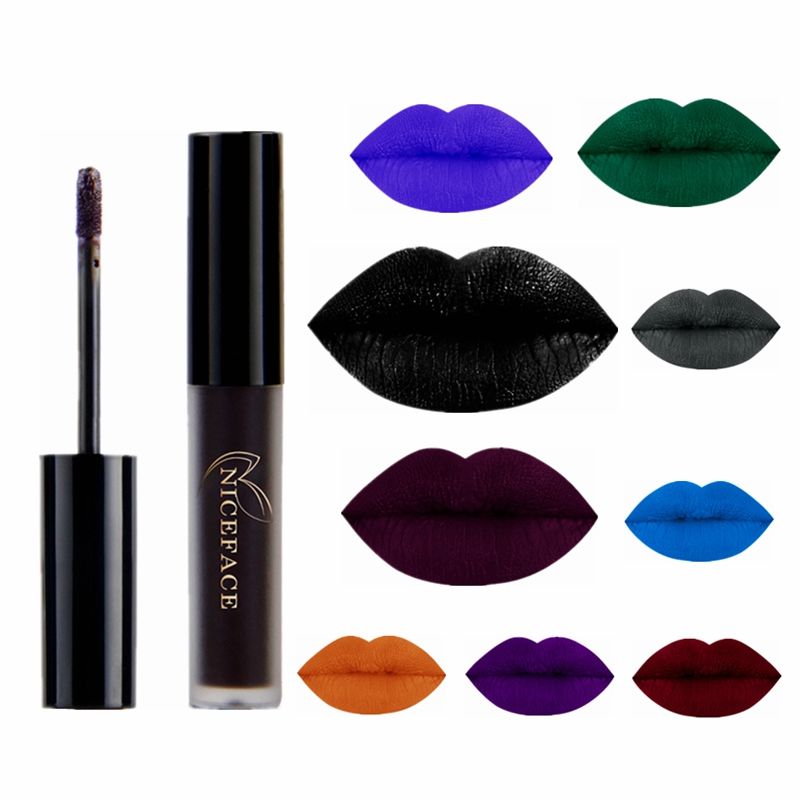 matte green liquid lipstick