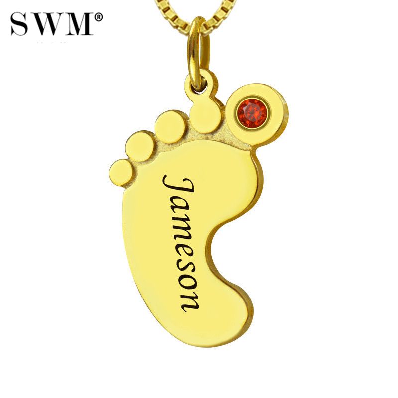 personalized baby necklace for mom