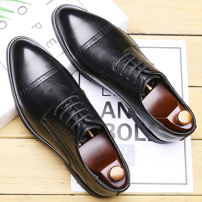 Para mujer los zapatos de cuero para hombre en punta del dedo pie-Corea-