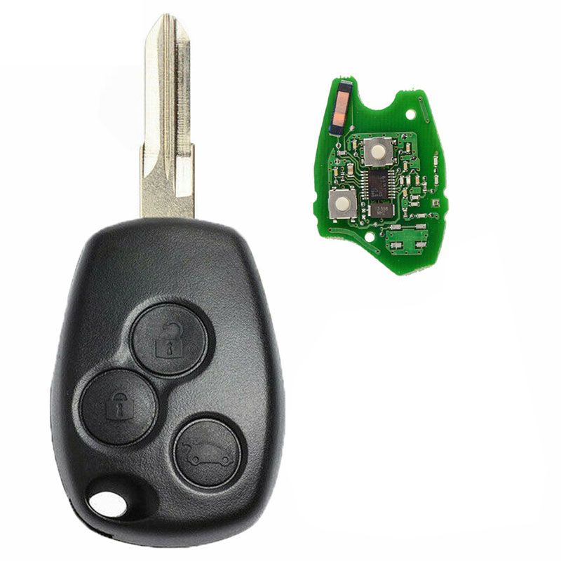 Remote Car Key 3 Button 433MHz PCF7961M HITAG AES Chip For Logan II