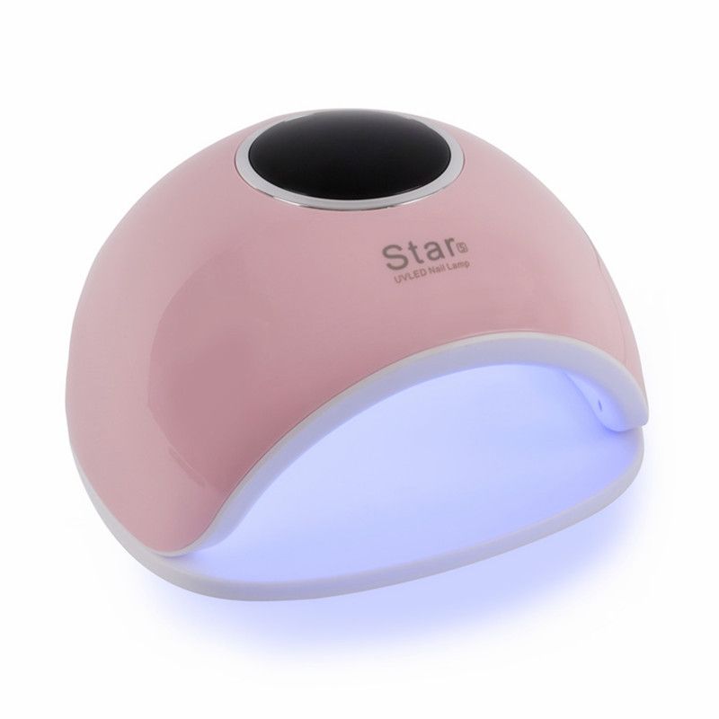 compre lampara uv led para secador de unas 72 w 33 leds fuente de alimentacion lampara de curado unas de gel polaco luz secado rapido manicura nail