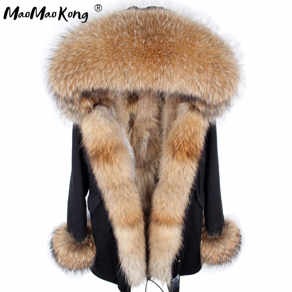 Abrigo De Mapache Pelo Natural Invierno De La Señora, Capa De La Chaqueta Caliente, Piel De Zorro Fabricantes Directa Mayoristas Y Minoristas 182,44 € | DHgate