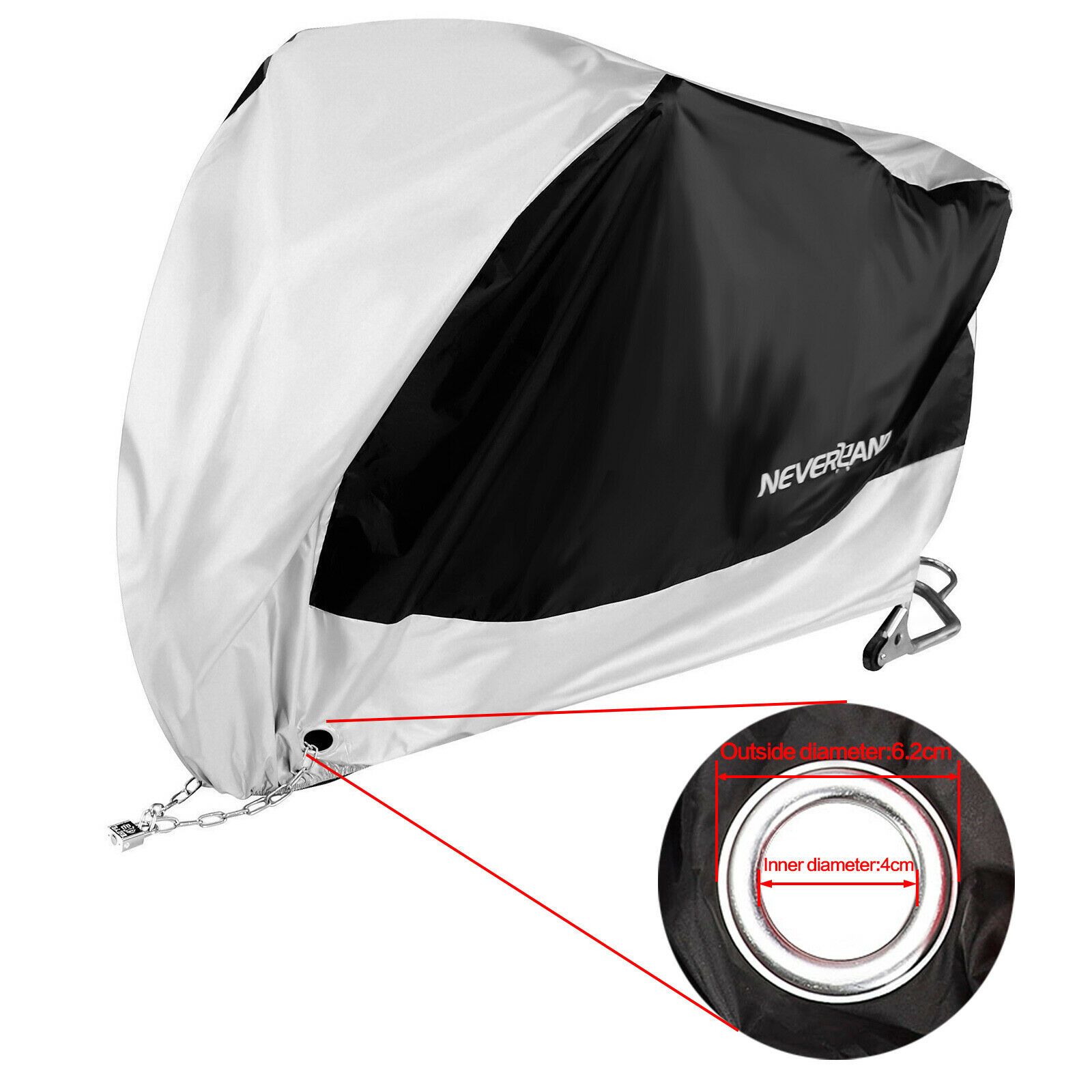 XXXL Motorcycle Waterproof Rain Cover for Honda Goldwing 1100 1200 1500 1800 USA