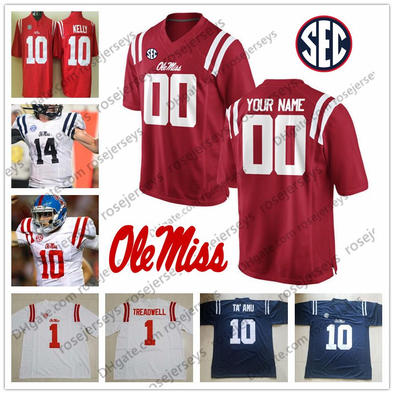 custom ole miss jersey