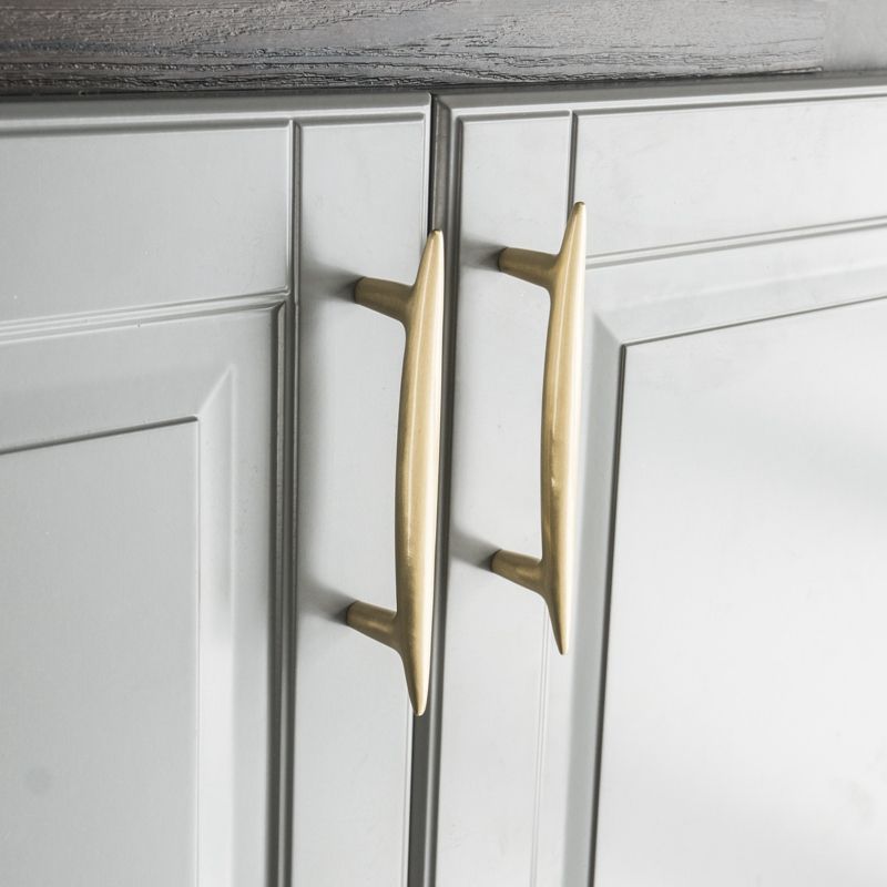 2020 Solid Brass Tbar Nordic Style Cabinet Handles Furniture