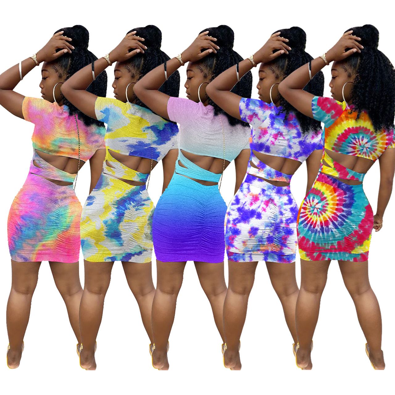 tie dye bodycon
