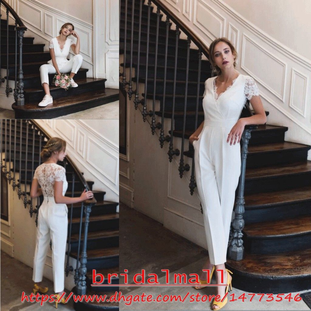 civil wedding jumpsuit