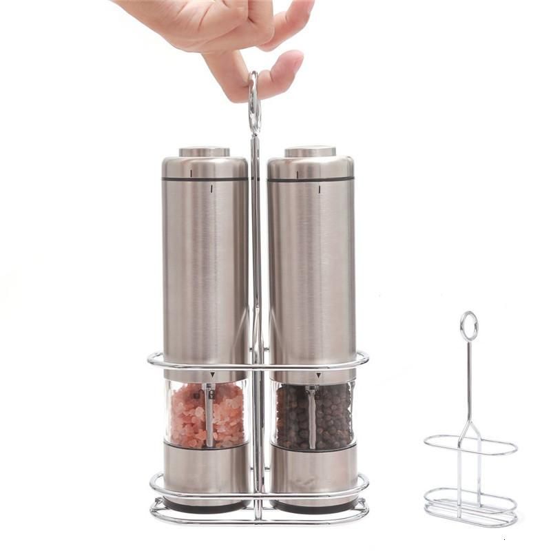 salt and pepper grinder stand