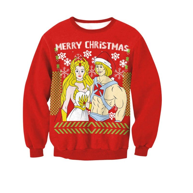 Acquistare Nuovo Maglione Di Natale Donna / Uomo Moda Babbo Natale Stampato  Divertente Brutti Maglioni O Collo Manica Lunga Moda Casual Streetwear  Economico | Consegna Veloce E Qualità | It.Dhgate