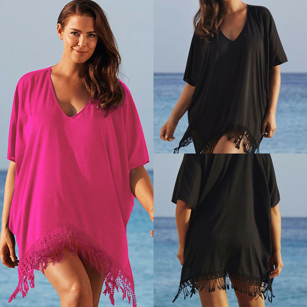 plus swim cover up