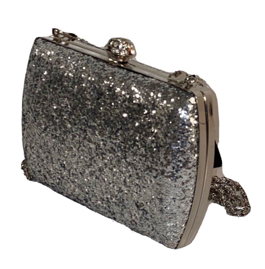 silver chain strap for bag