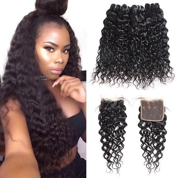 malaysian body wave hair wet