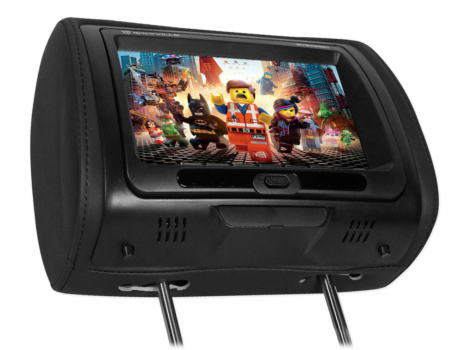 Rockville RTSVD961 BK 9 Car Dvd Black 