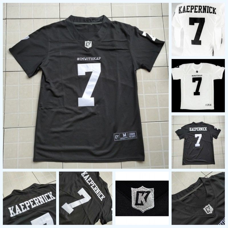 all black kaepernick jersey