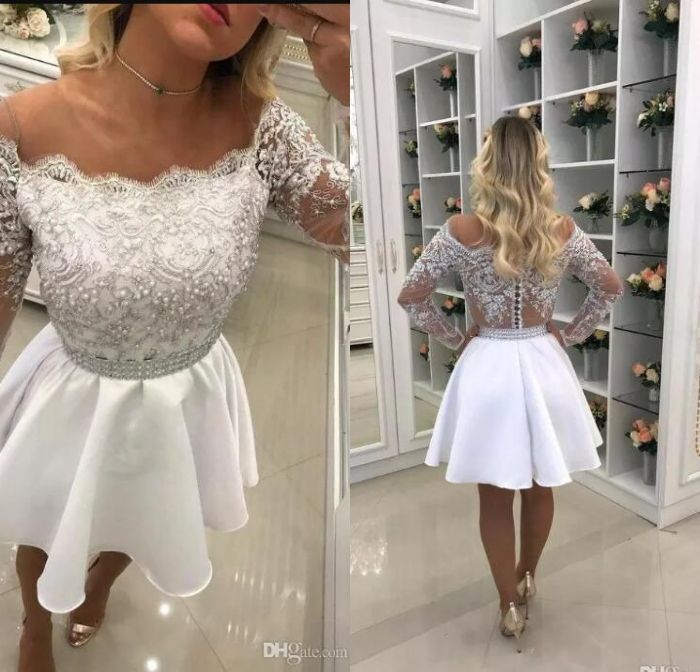 vestidos brancos colados