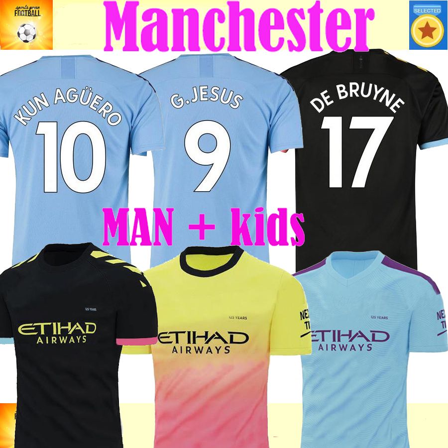 Grosshandel Thailand Jesus De Bruyne Kun Aguero 19 20 Manchester Fussball Jersey City 2019 2020 Sane Trikots Fussball Kit Shirt Manner Kinder Sets Uniform Von Heijuanma 11 37 Auf De Dhgate Com Dhgate