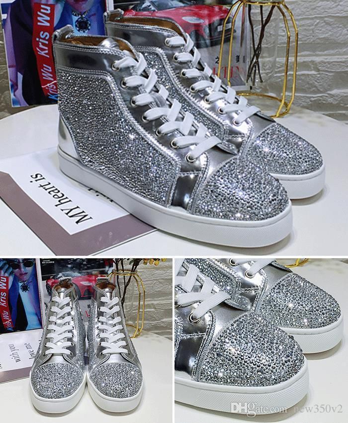 glitter designer sneakers