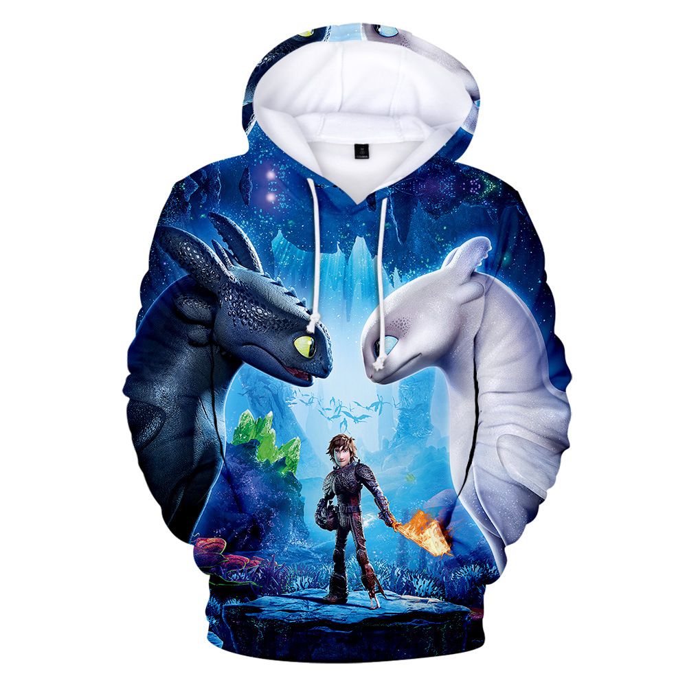 Compre NOVO Unisex Como Treinar O Seu Dragão Desdentado Traje Cosplay 3D Impressão Hoodies Camisola Para O Homem Adulto E As Mulheres De Dartcloth, $102,15 | Pt.Dhgate.Com
