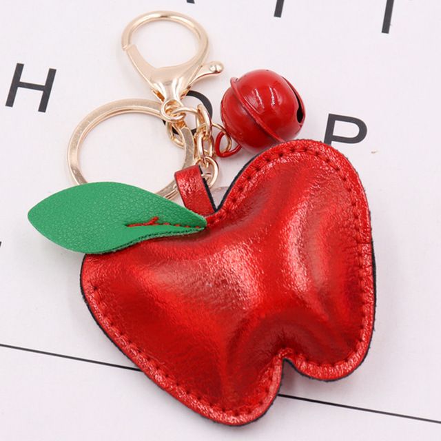 Creative Pu Leather Keychains For Women Car Keyring Handbag Charms Key