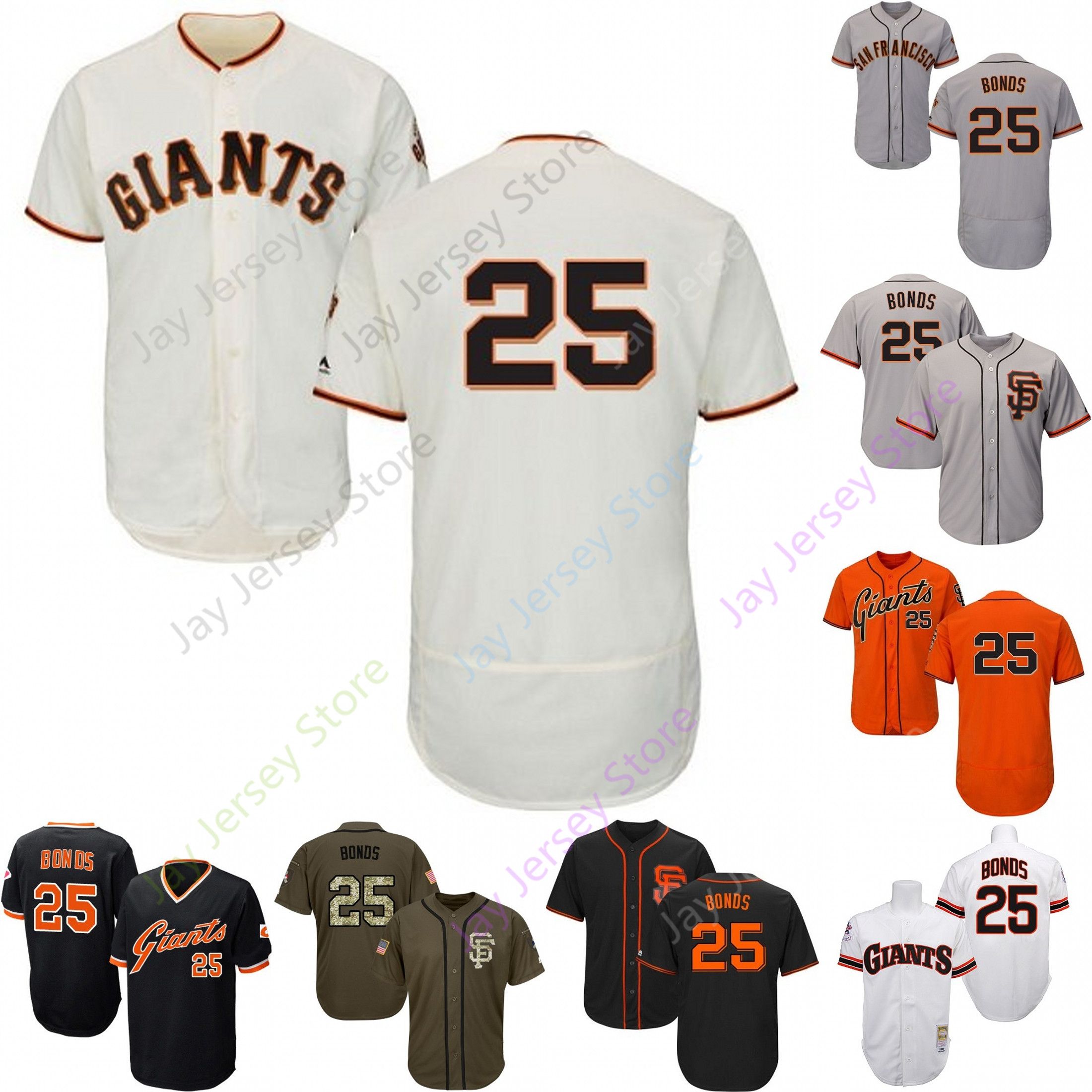 barry bonds black jersey