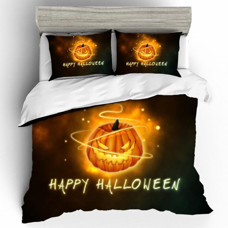 Halloween Quality 3D Kids Home Textiles Bed Linen Set Couple King Size