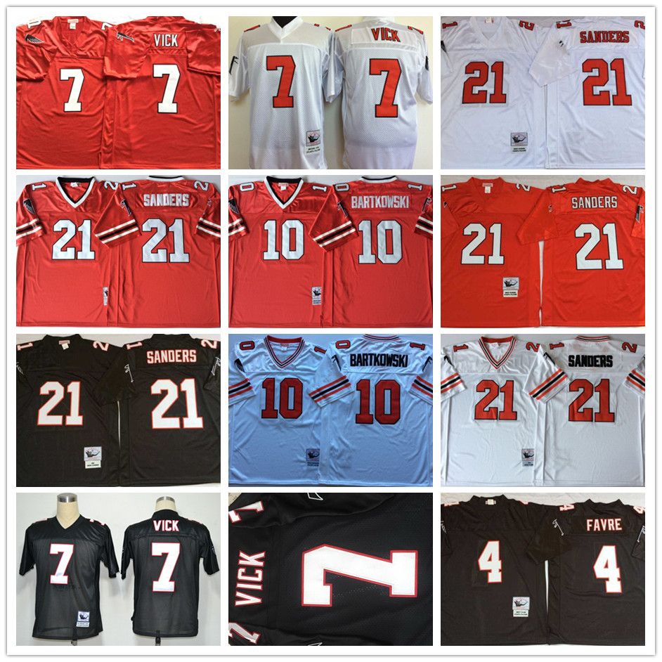 red michael vick jersey