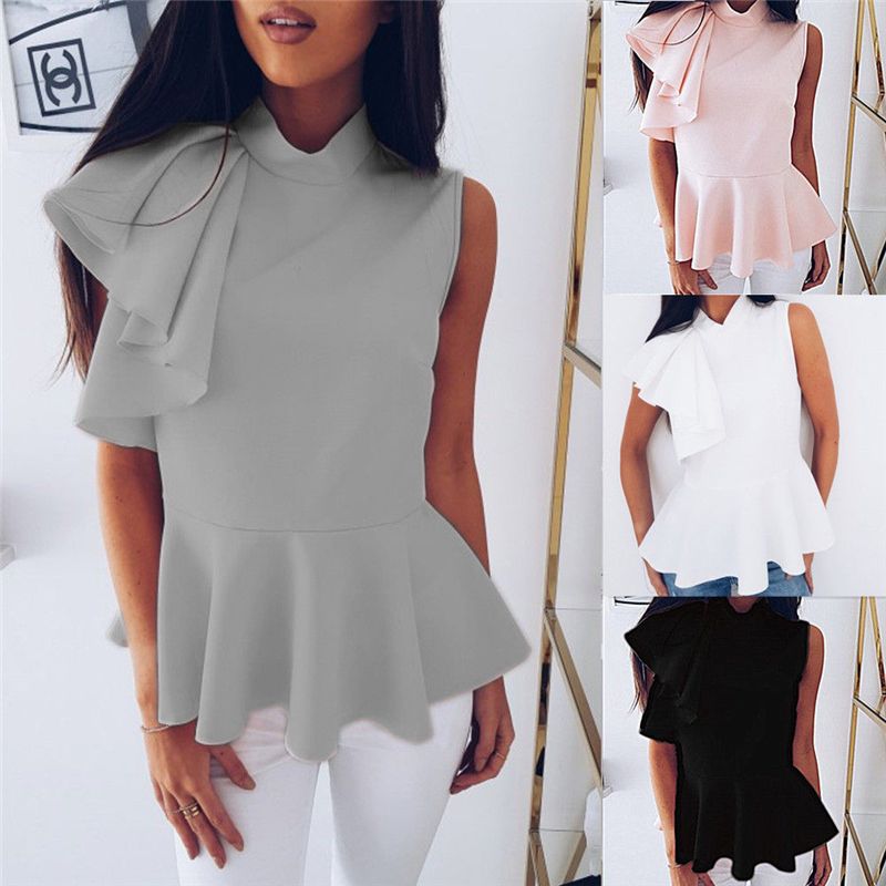 ladies sleeveless work shirts
