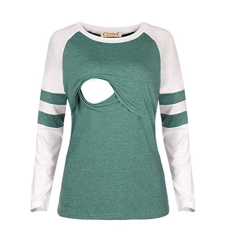 color block baseball tee