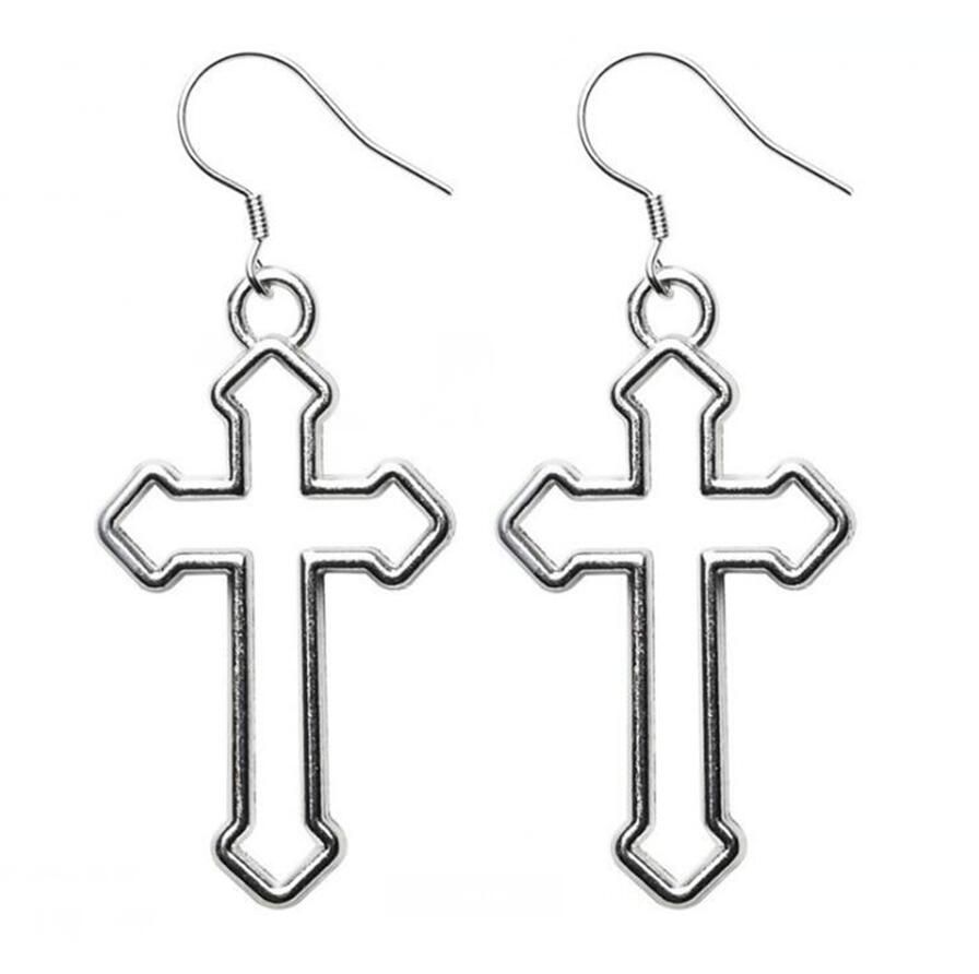 de la cruz barroca Hipster Hiphop Pendientes Charm Colgante Hip Hop Pendiente