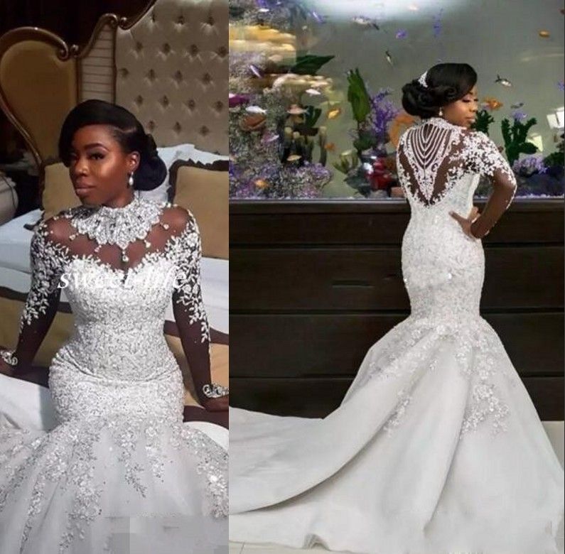 african white wedding gowns