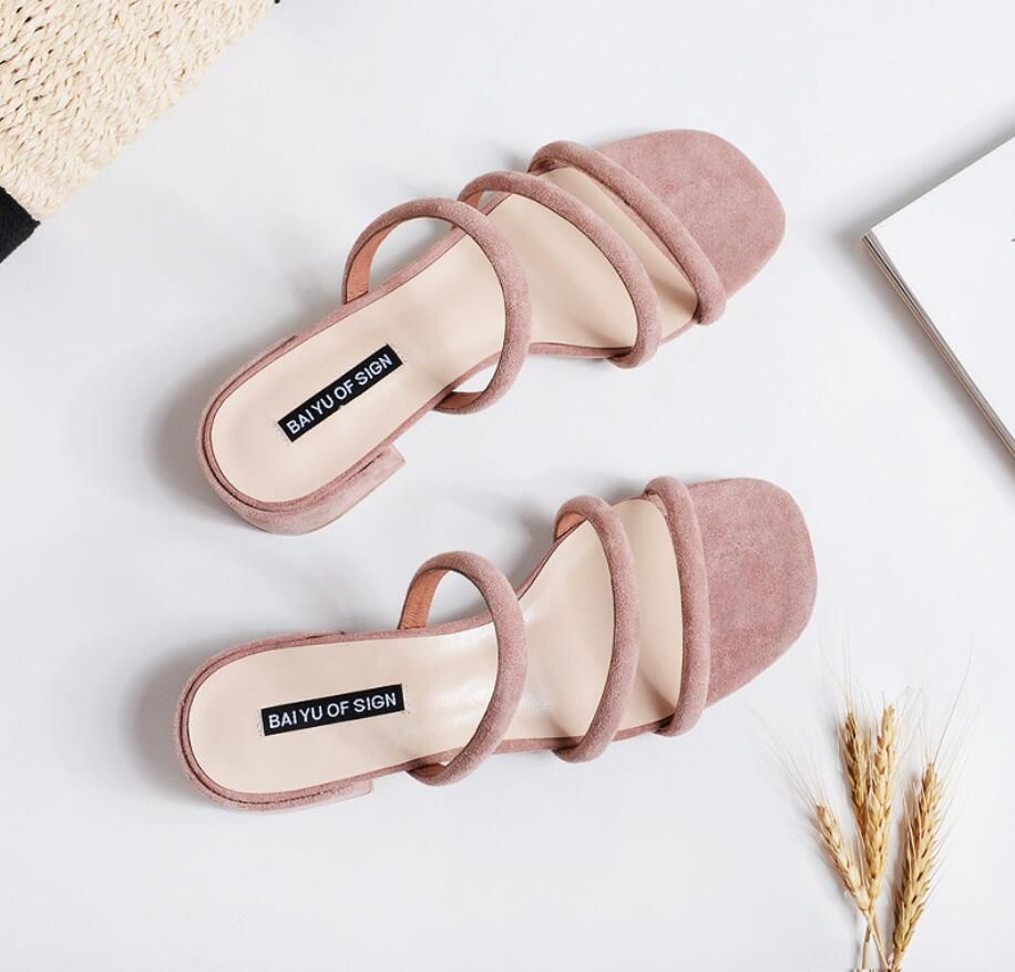 female sandals and slippers