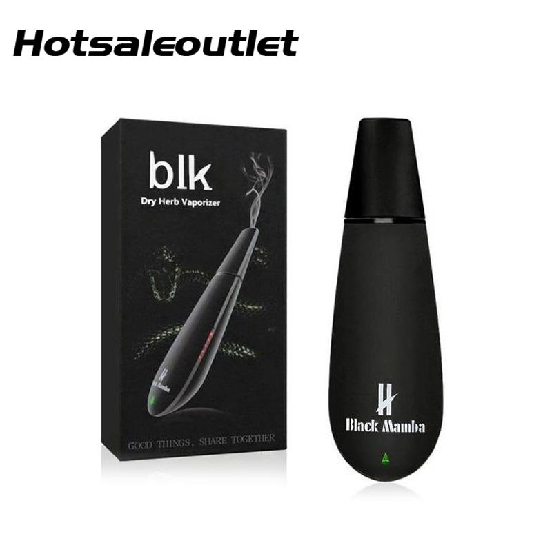 100 Original Kingtons Black Mamba Herbal Vape Pen Kit 1600mAh Battery Electronic Cigarette Dry