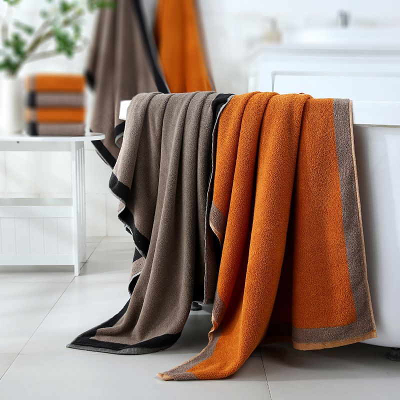 Towel Set Dark Gray Cotton Large Thick Bath Towel Bathroom Hand Face Shower  Towels Home For Adults Kids Toalla De Ducha From Adeir, $47.47