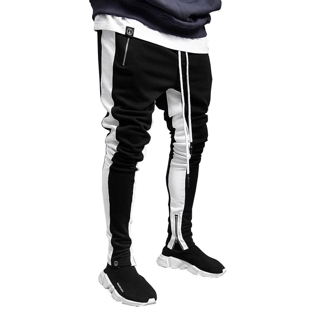 tracksuit bottoms full leg zipper