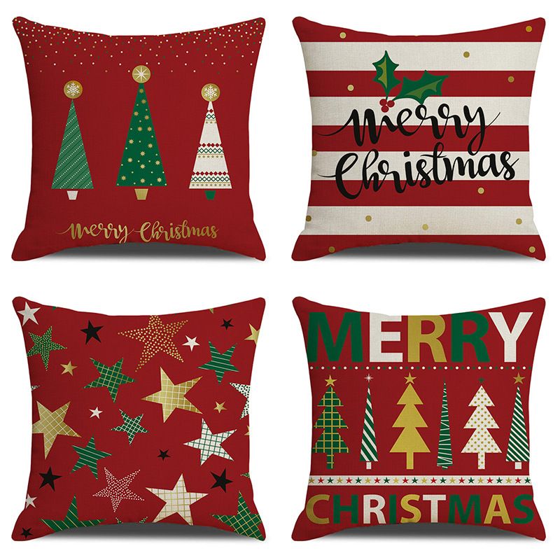 Jarl Home Throw Pillow Covers 18 18 Inch Christmas Tree