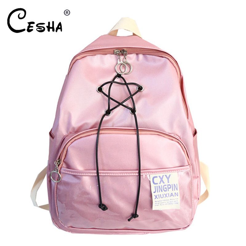 light pink backpack for school