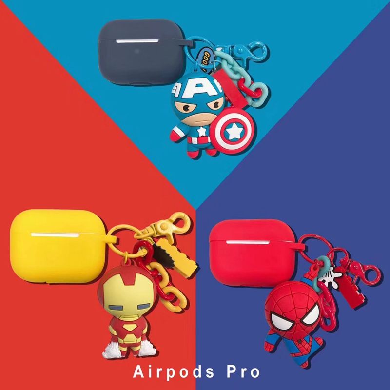 2020 3D Marvel Airpods Pro Case Earphone Headset Silicone