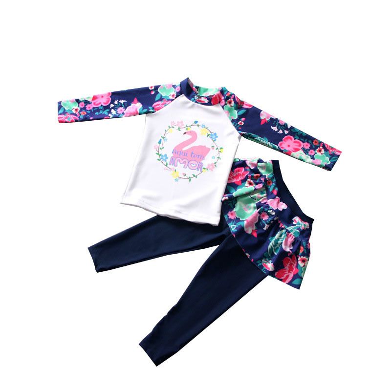 long sleeve baby bathing suit