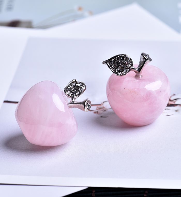 Compre Naturales De Cuarzo Rosa Rosado De La Manzana Se Puede
