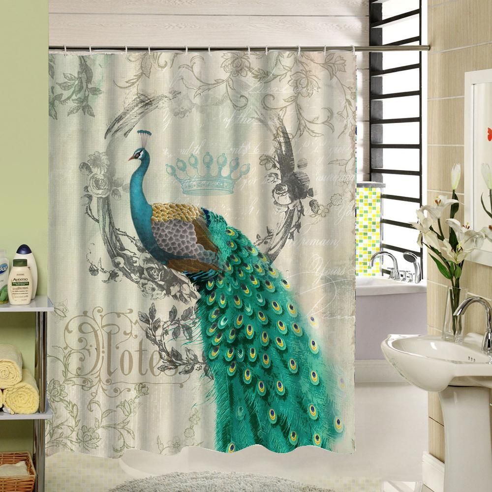 curtain fabric bath