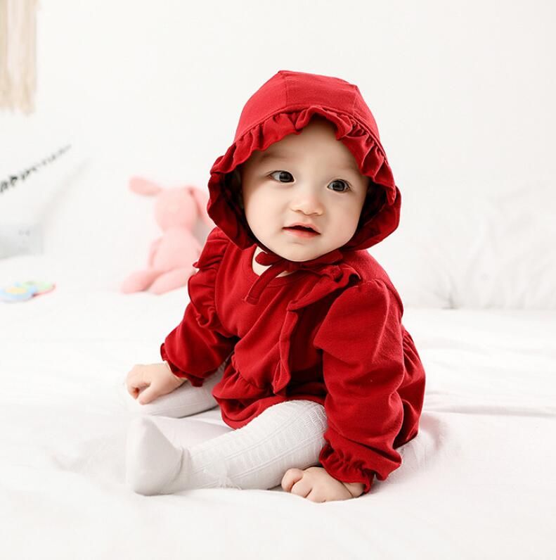 red newborn onesie
