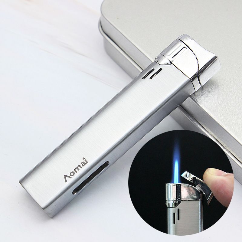 2020 New Arrival Genuine Aomai Compact Jet Butane Lighter Can See